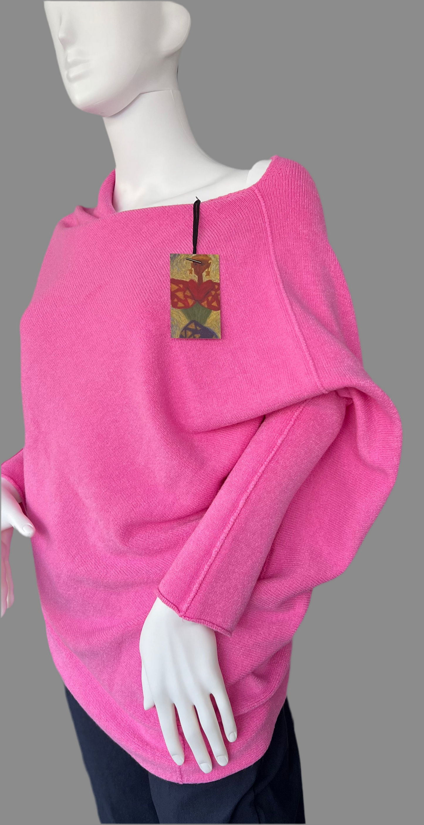 Asymmetric batwing jumper - 15colours