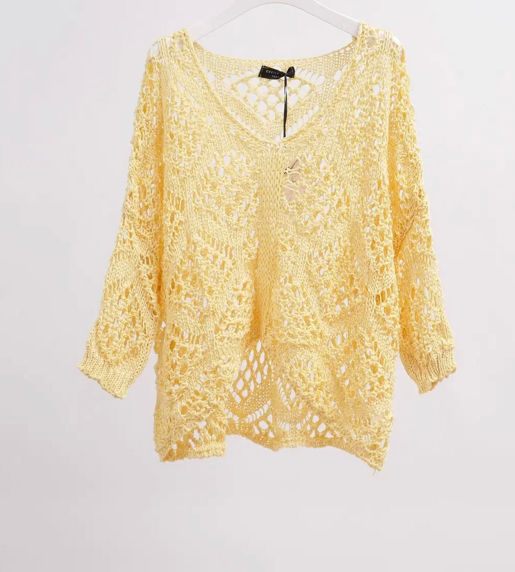 Crochet jumper - 6 colours