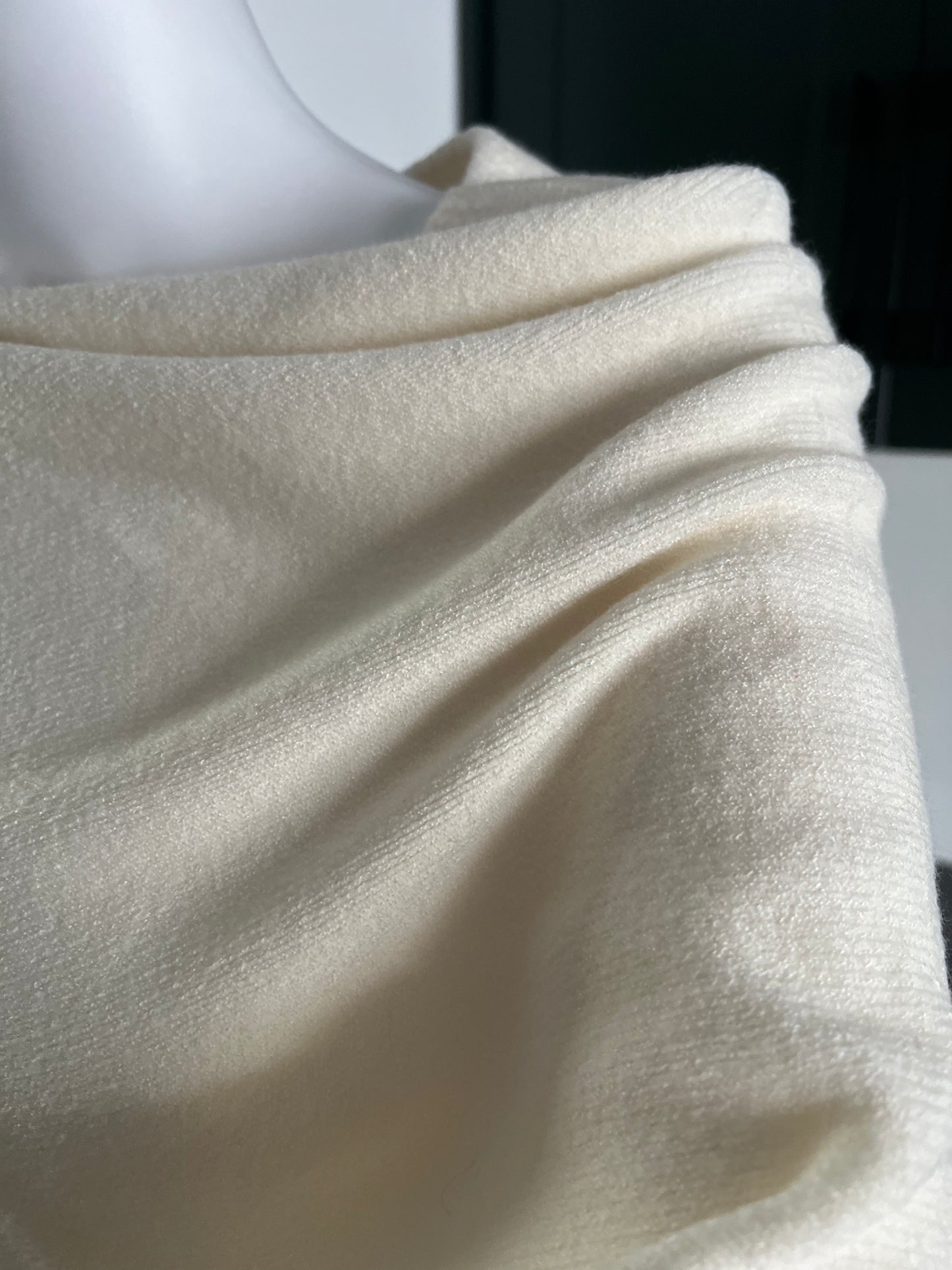 Cream batwing sleeve jumper