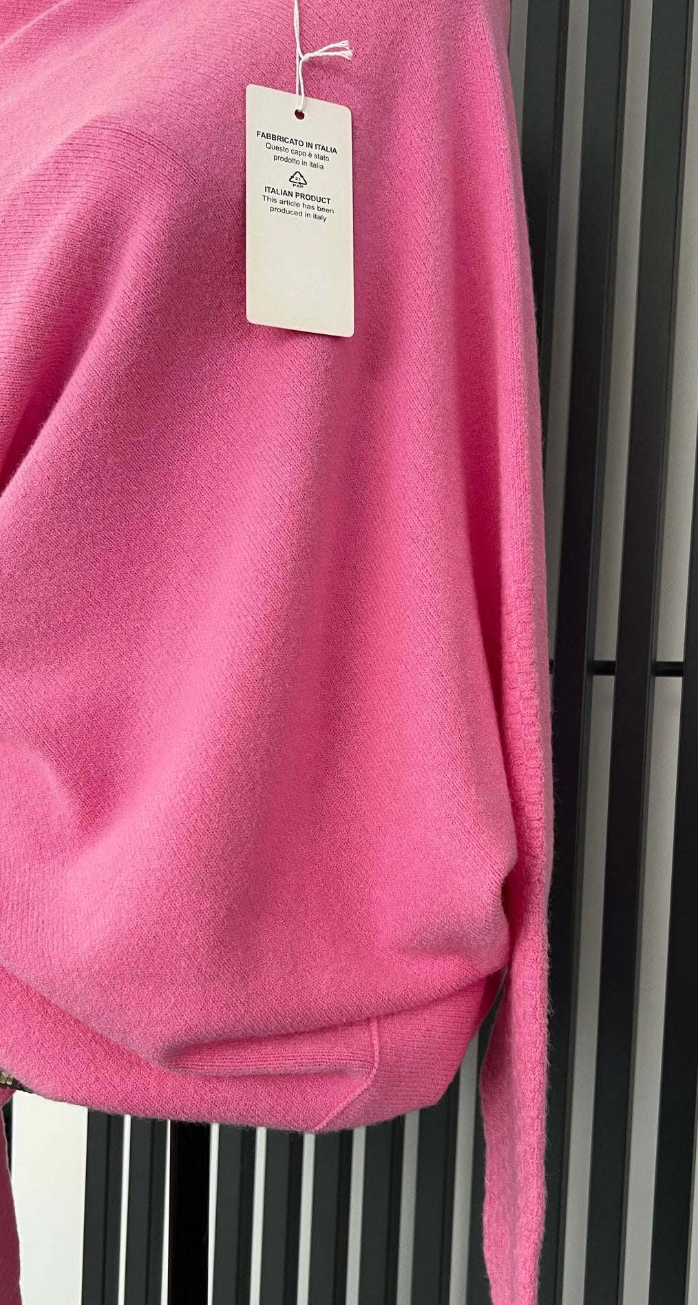 Pink asymmetric jumper