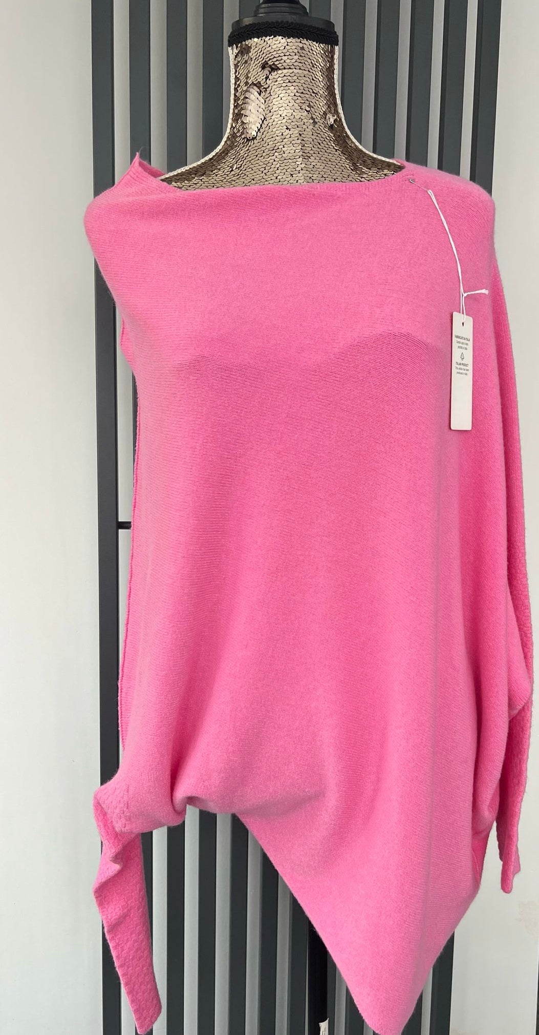 Pink asymmetric jumper