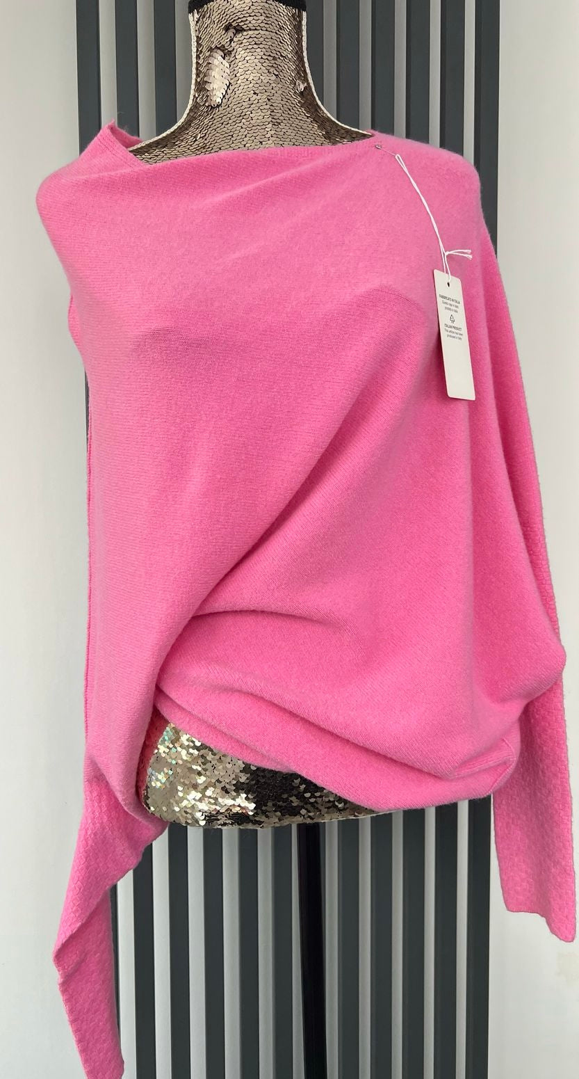 Pink asymmetric jumper