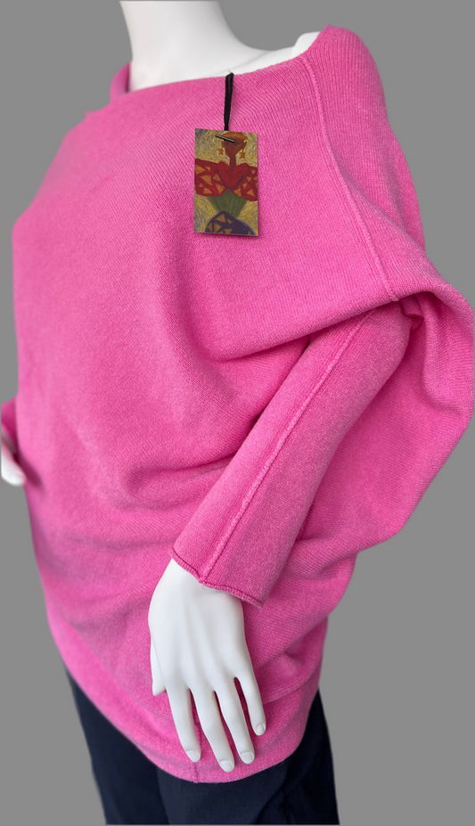 Asymmetric batwing jumper - 15colours