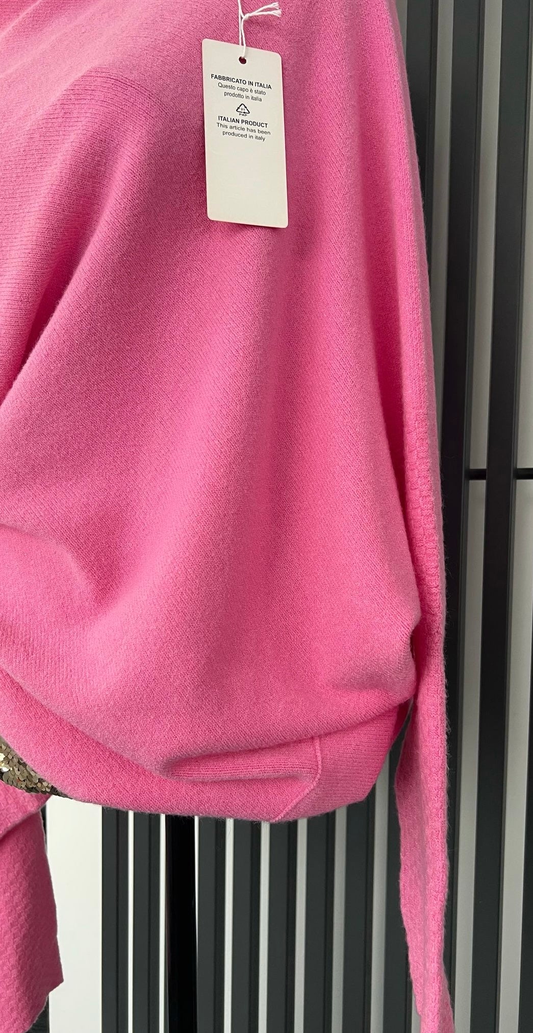 Pink asymmetric jumper