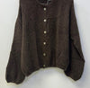 Mohair cardigan - rust, camel, chocolate brown and burgundy