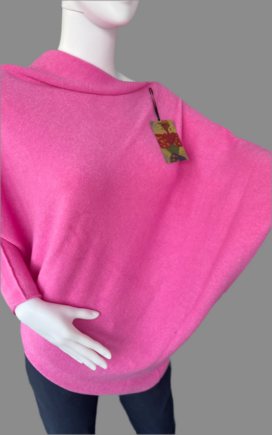Asymmetric batwing jumper - 15colours