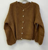 Mohair cardigan - rust, camel, chocolate brown and burgundy