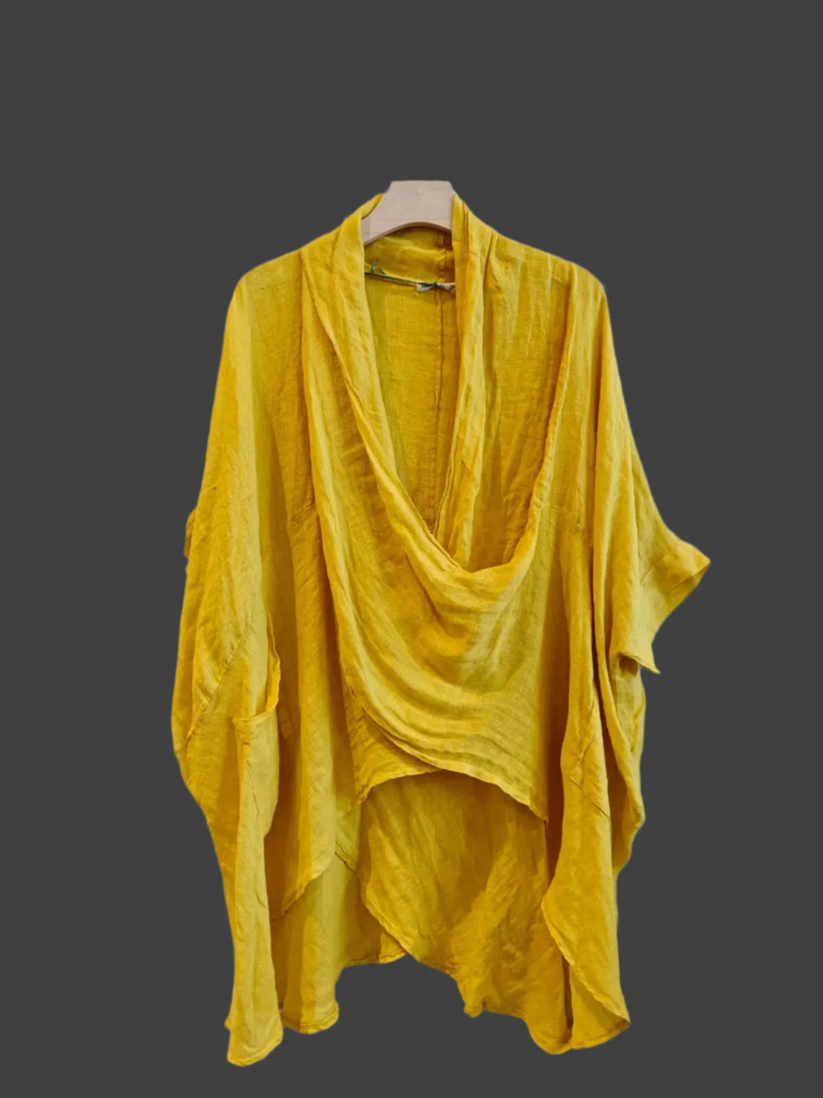 Made in Italy oversized poncho top