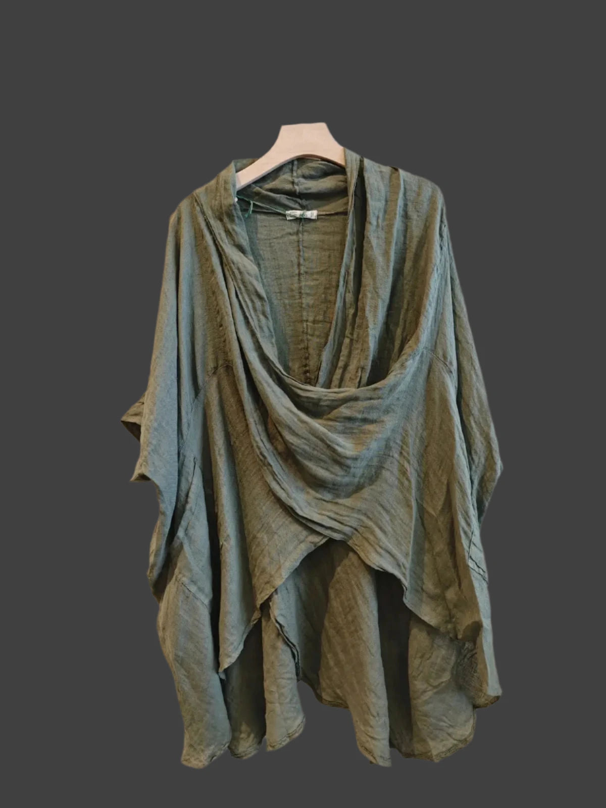 Made in Italy oversized poncho top