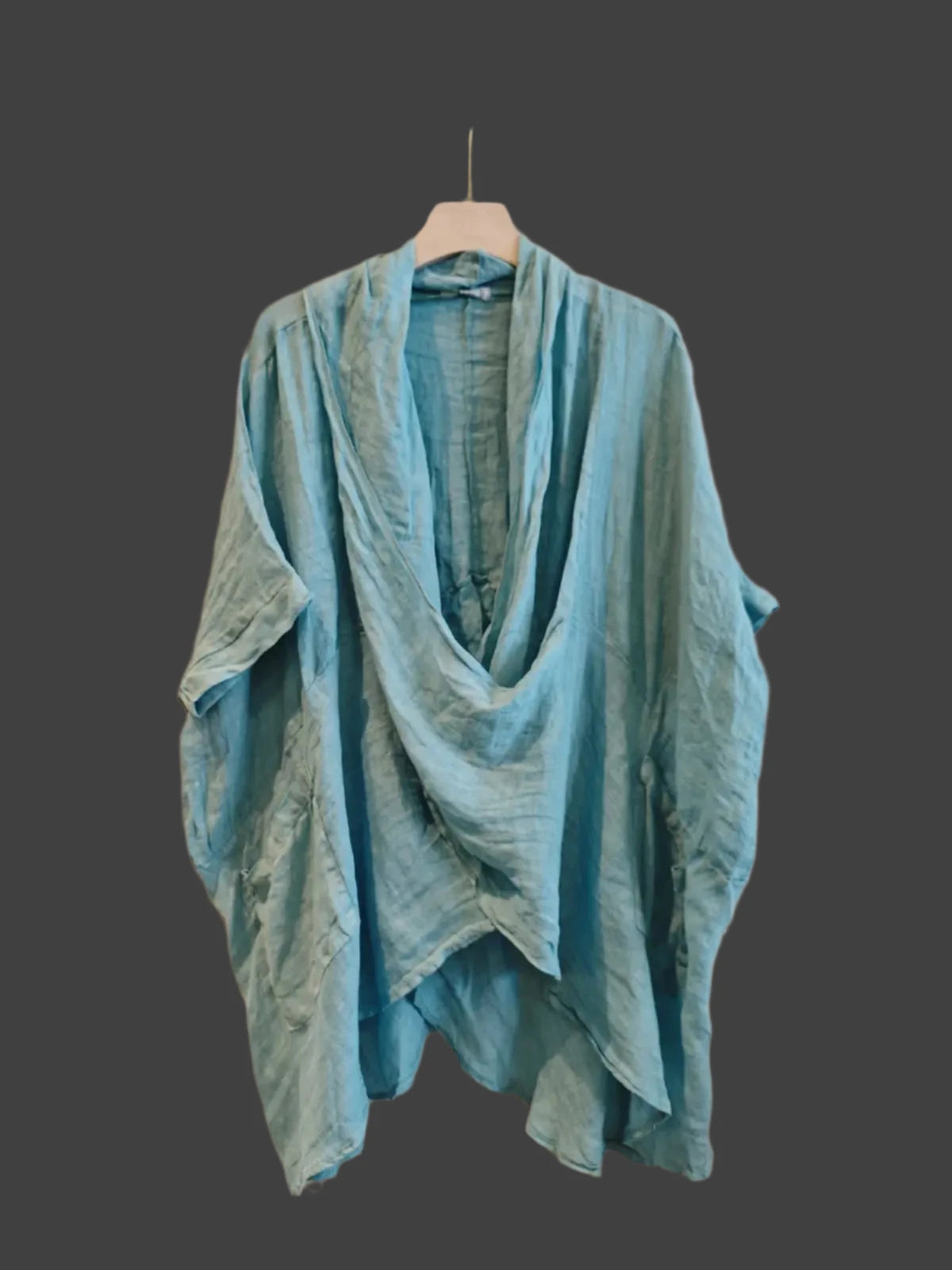 Made in Italy oversized poncho top
