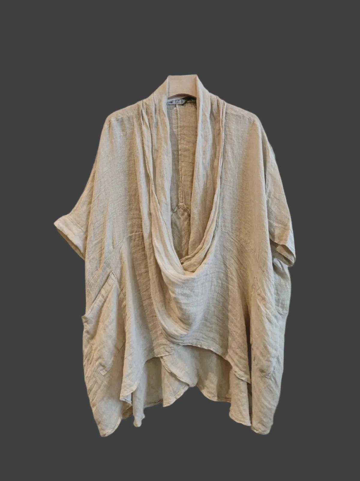 Made in Italy oversized poncho top