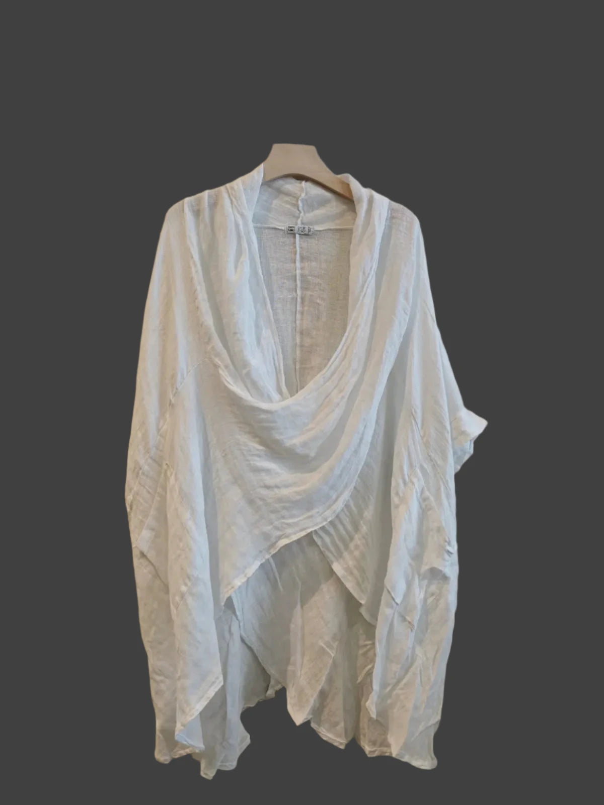 Made in Italy oversized poncho top