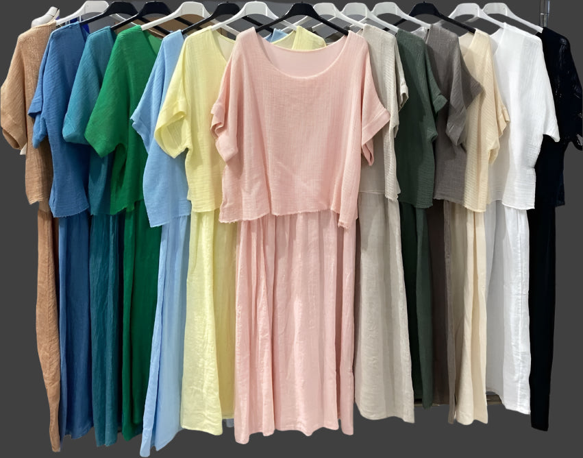 Linen dress - 12 colours