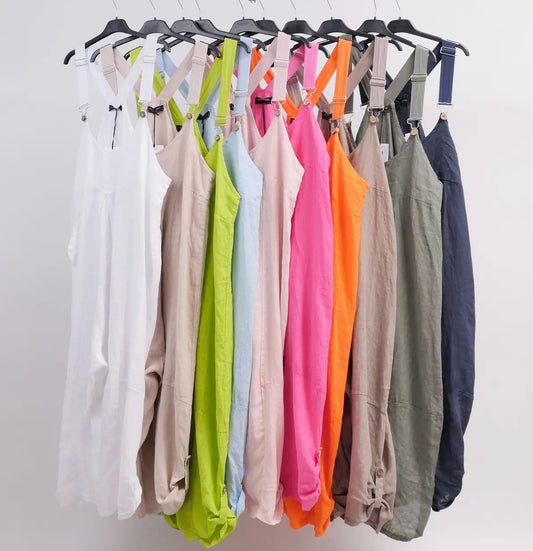 Linen jumpsuit - 9 colours