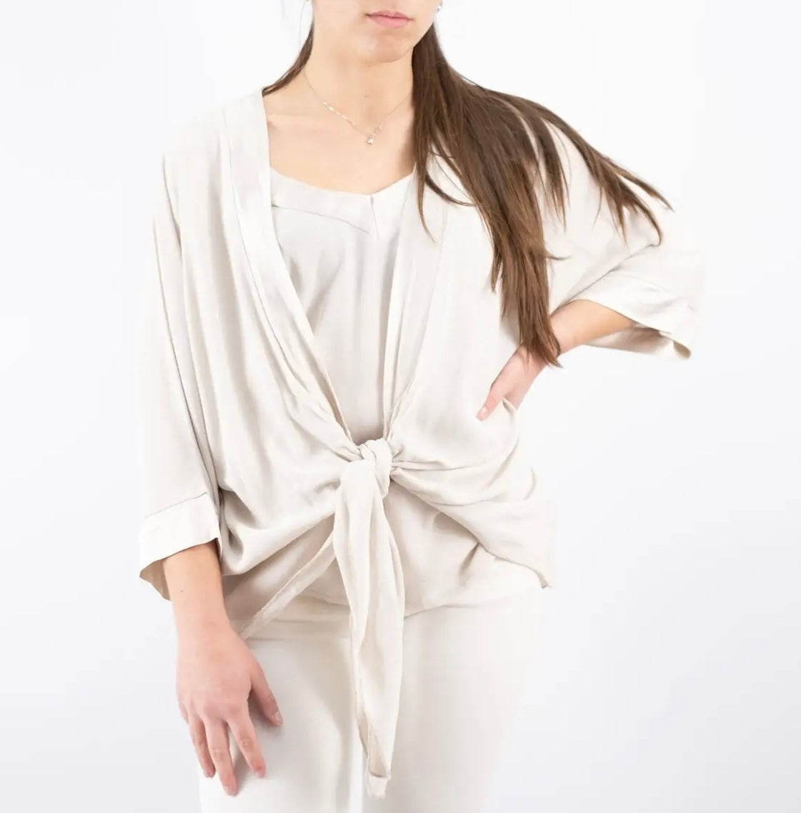 Kimono tied vest - 11 colours