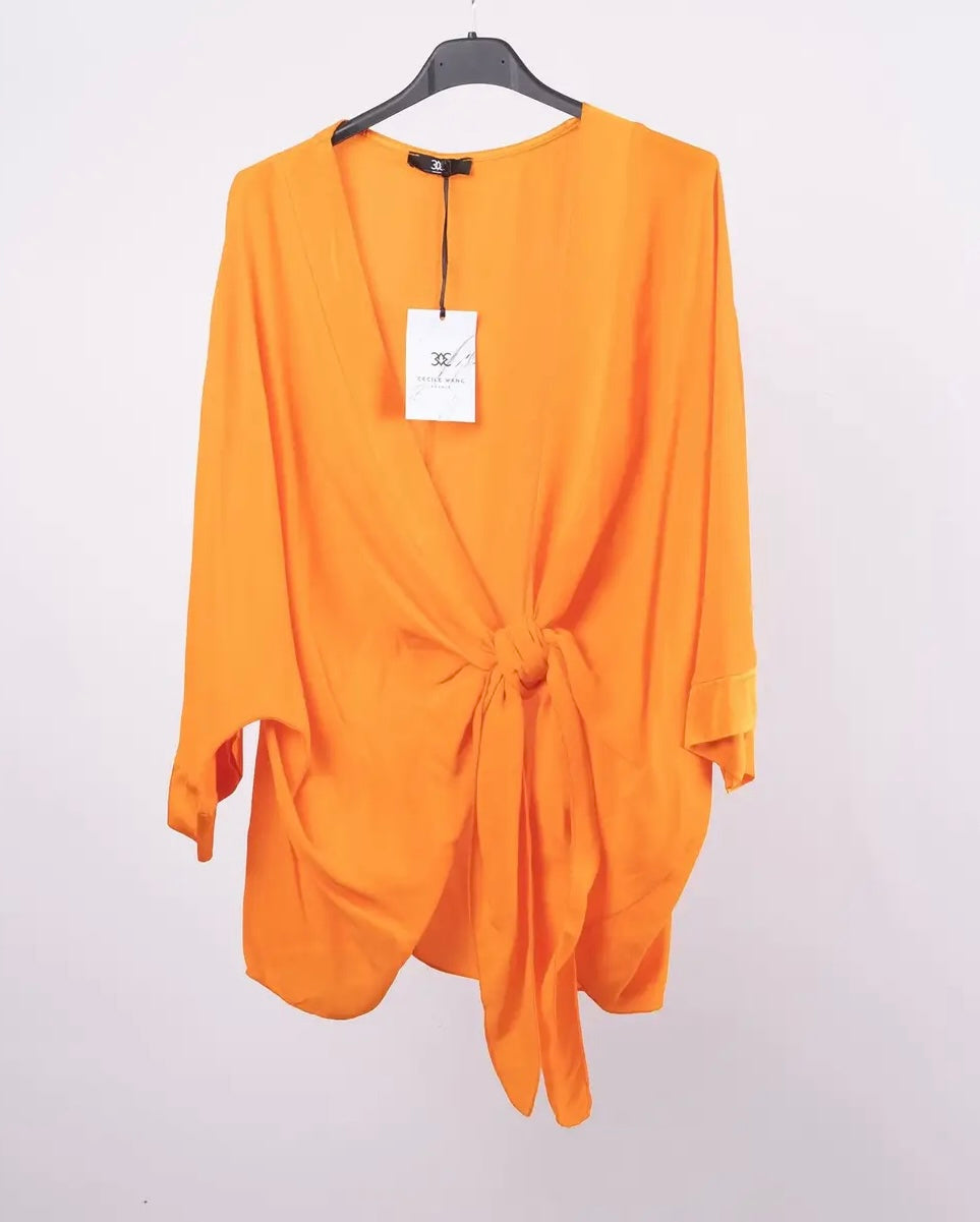Kimono tied vest - 11 colours