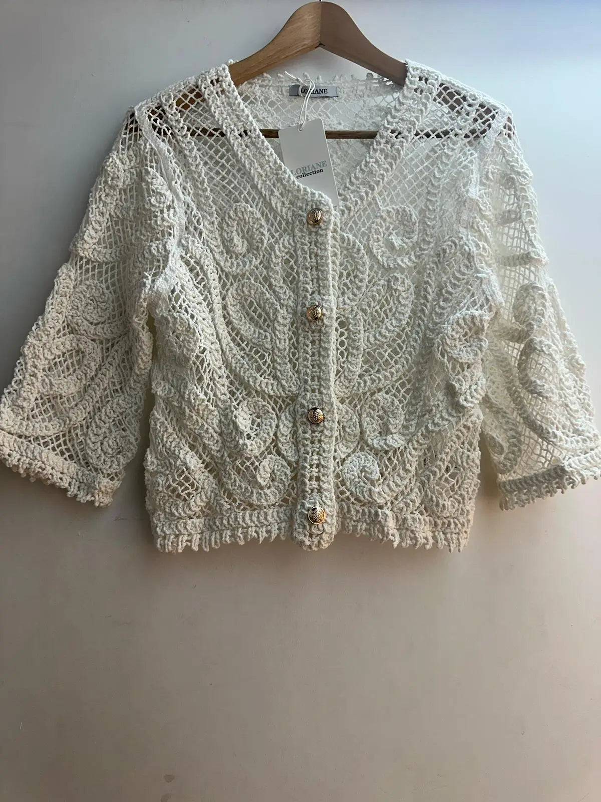 White bohemian crochet vest
