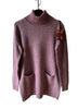 Cowl neck oversized jumper with pockets, 11 colours available turtleneck sweater