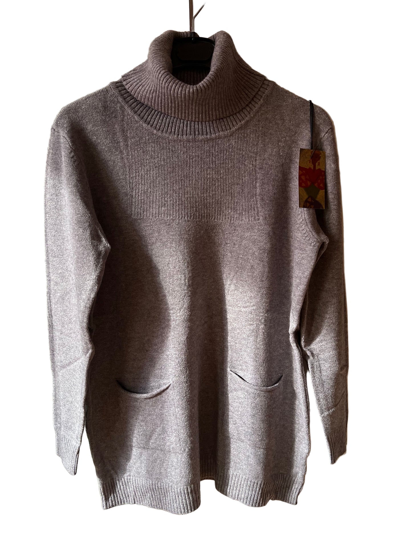 Cowl neck oversized jumper with pockets, 11 colours available turtleneck sweater