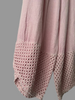 Pink linen trousers