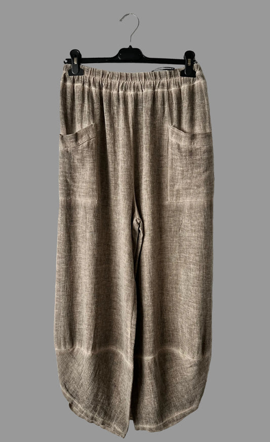 Harem trousers - mocha