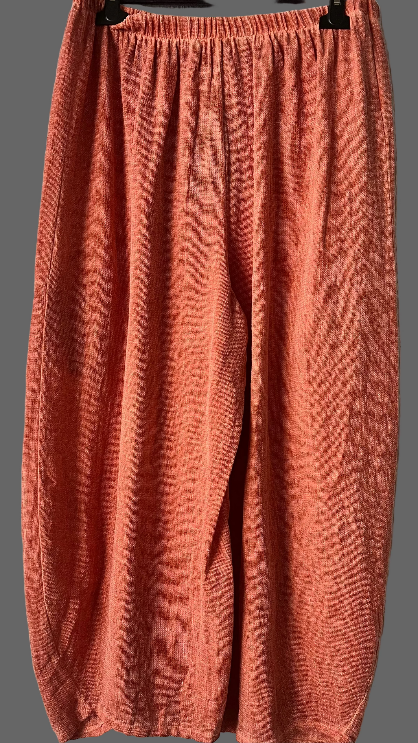 Burnt orange balloon trousers