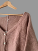 Dusty pink (mink) cardigan