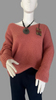 Oversized Mohair V-Neck Jumper - rose pink