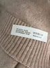 Oversized Fine Knit Jumper Relaxed Fit Beige Plus size Sweater with Pockets