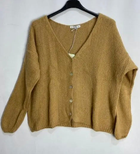 Camel cardigan