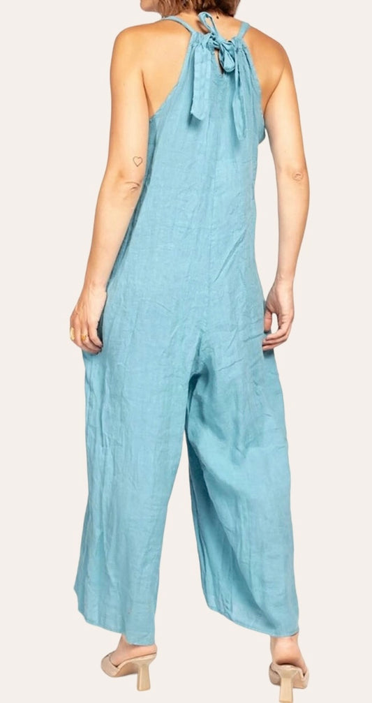 Made in Italy linen jumpsuit