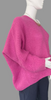 Oversized Mohair V-Neck Jumper - lilac