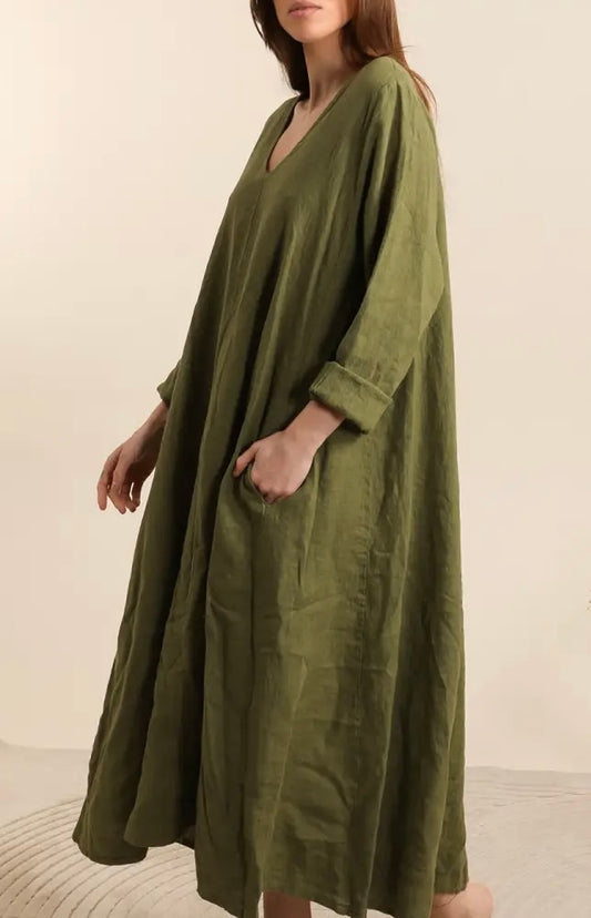 Made in Italy linen dress - 11 colours