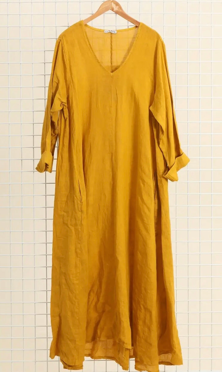 Made in Italy linen dress - 11 colours