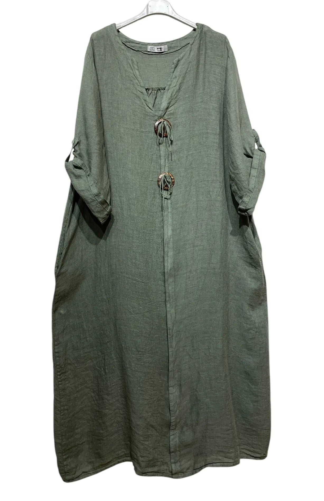 Made in Italy linen dress - 11 colours