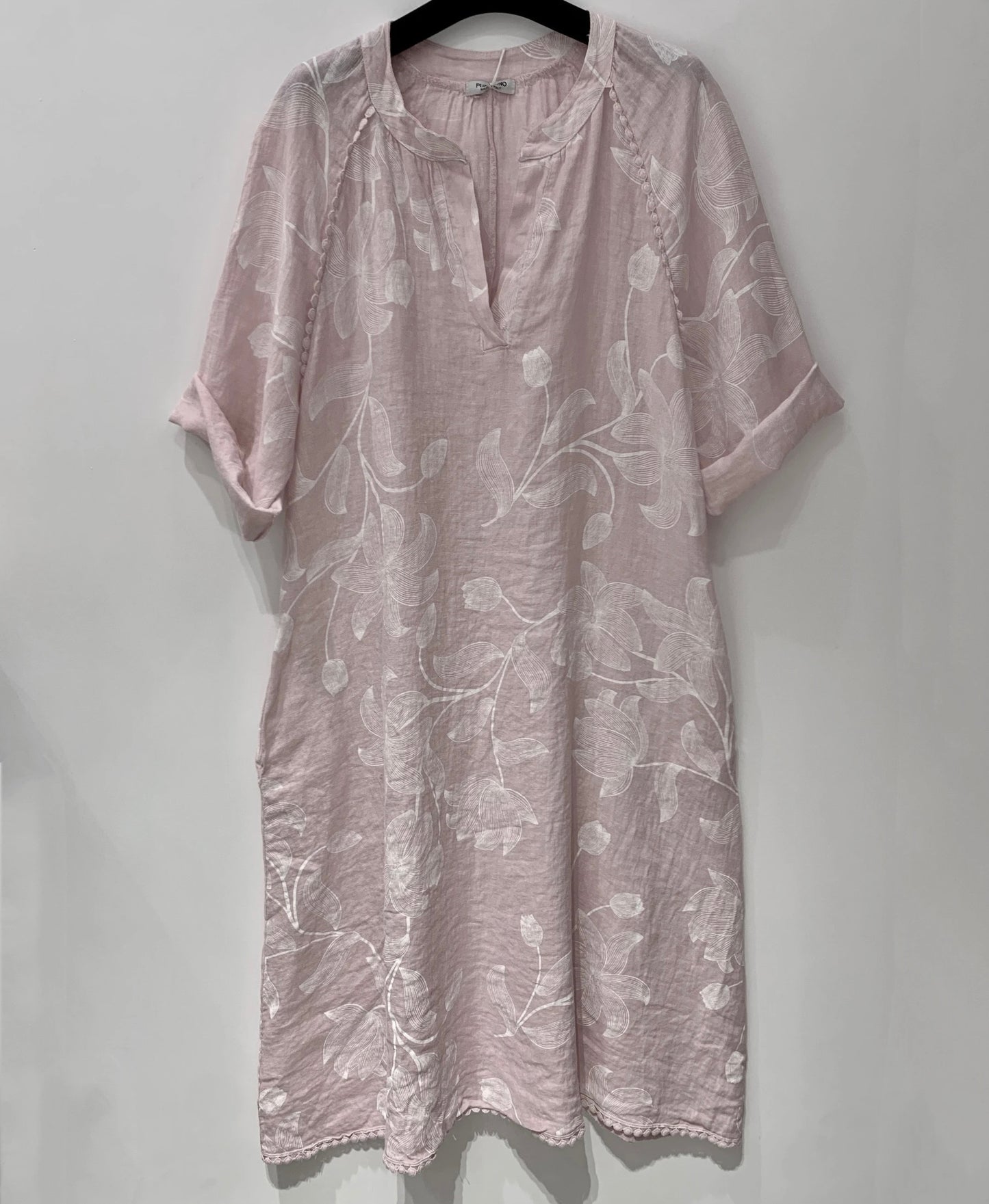 Floral print linen dress - 9 colours