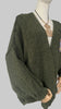 Oversized khaki cardigan