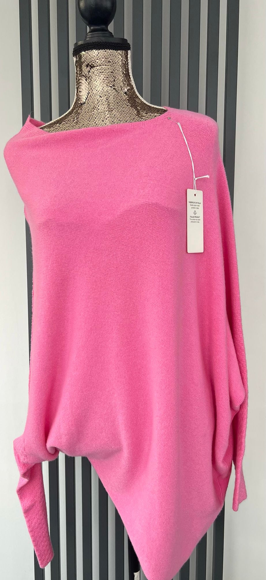 Pink asymmetric jumper