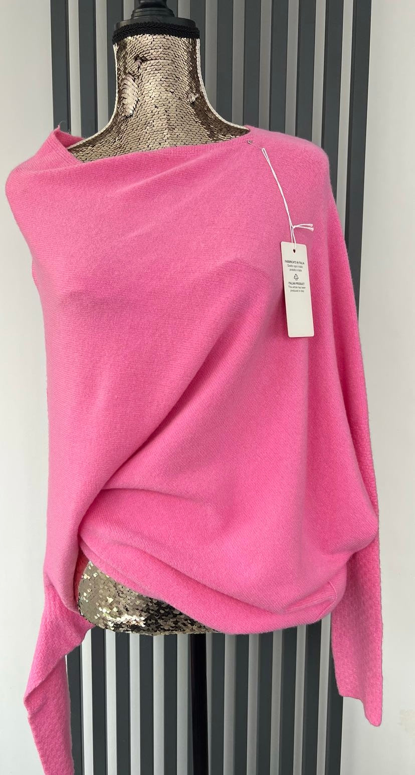 Pink asymmetric jumper