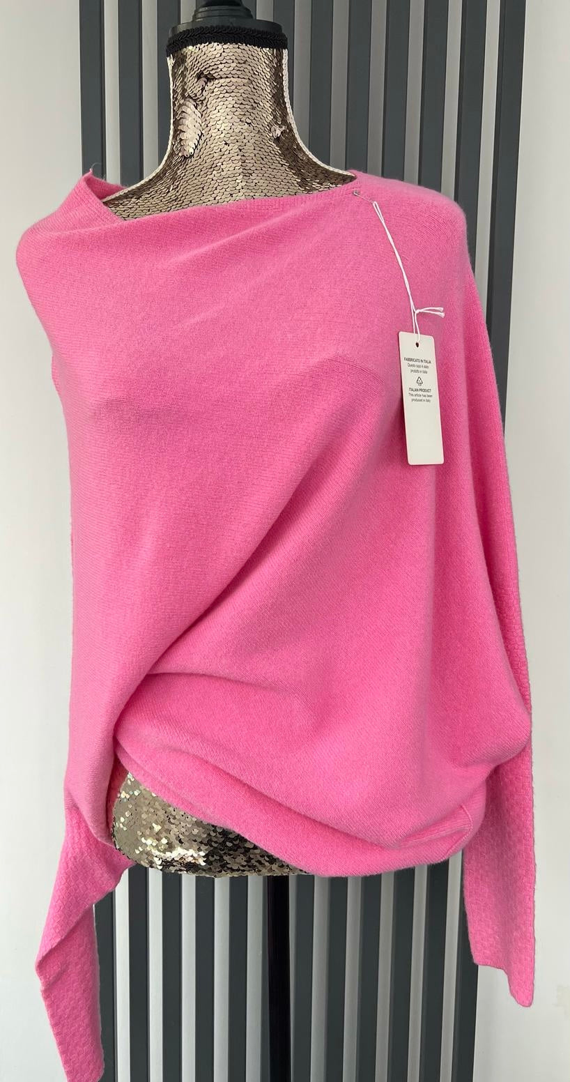 Pink asymmetric jumper