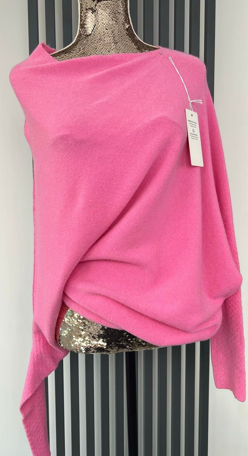 Pink asymmetric jumper