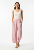 Pink linen trousers