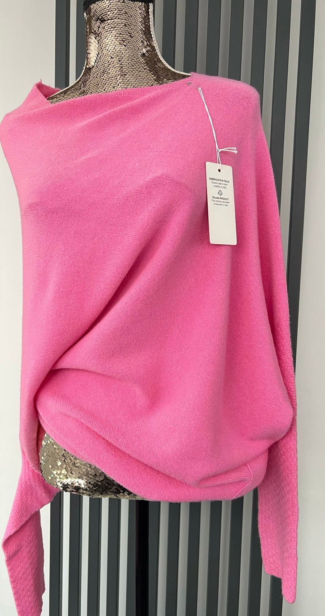Pink asymmetric jumper