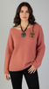 Oversized Mohair V-Neck Jumper - rose pink