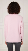 Baby pink polo neck jumper